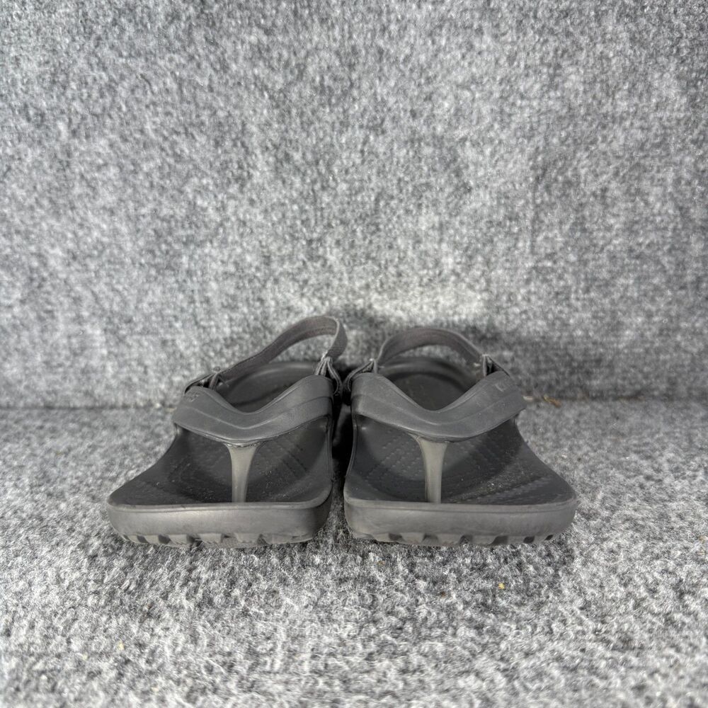 Crocs Flip Flop Sandals Toddler Kids 11 Gray Slingback Comfort Beach - Picture 3 of 10